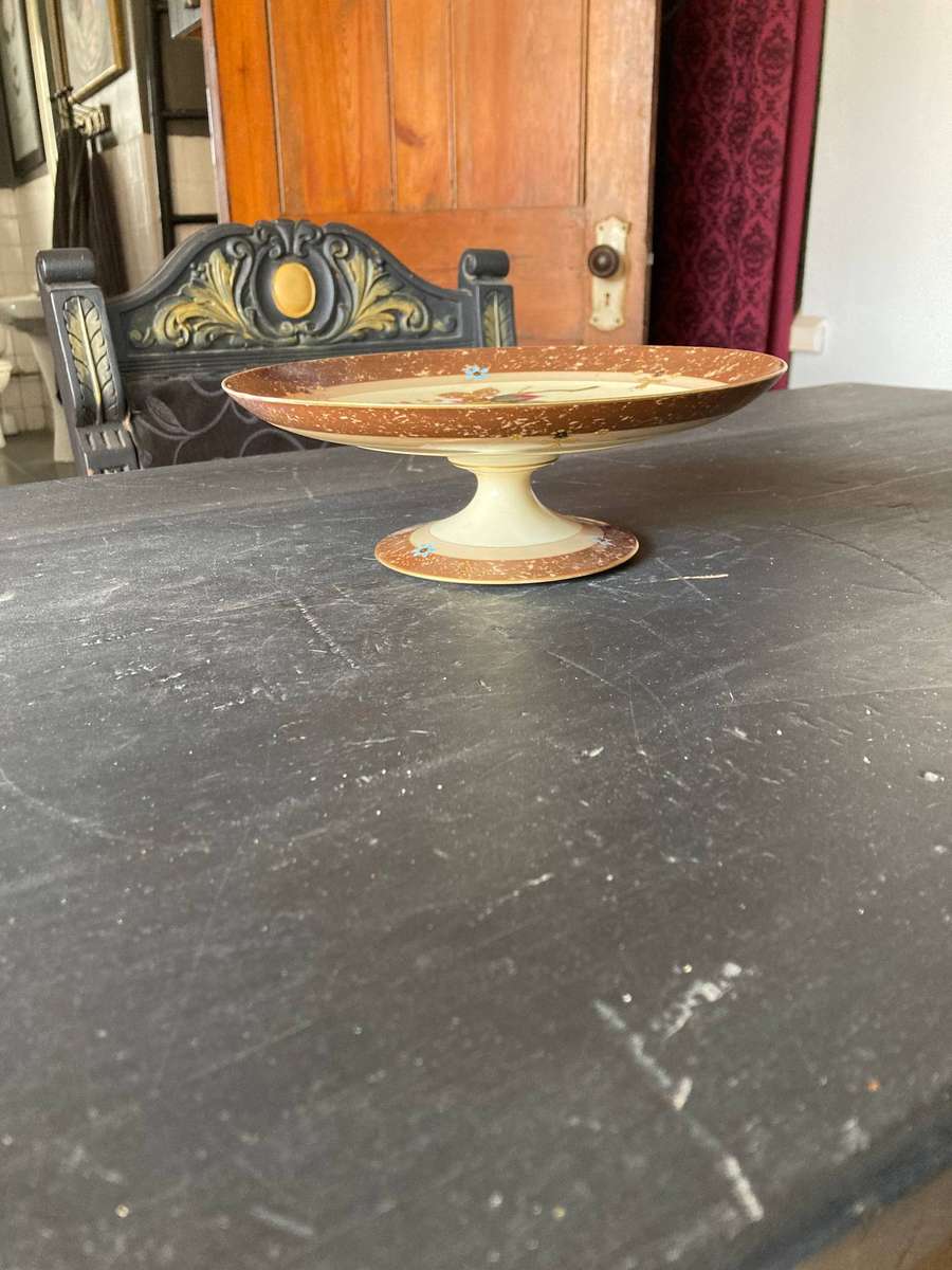 ANTIQUE CAKE STAND BY GUSTAVE DEMARTIAL  AND CO FOR BENNETT BROTHERS LIVERPOOL