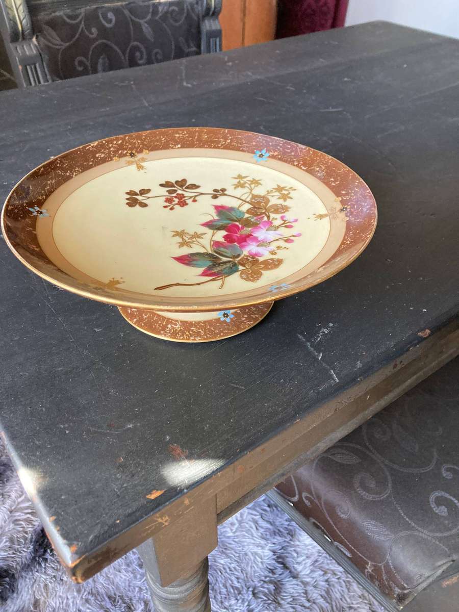 ANTIQUE CAKE STAND BY GUSTAVE DEMARTIAL  AND CO FOR BENNETT BROTHERS LIVERPOOL