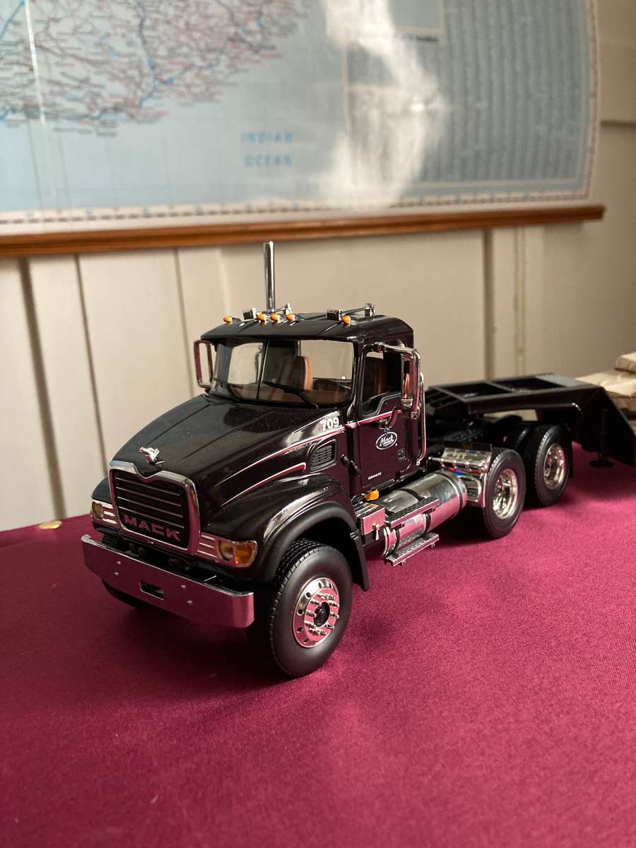 MACK TRUCK AND TRAILER BY FIRST GEAR 1:34 SCALE WITH LOAD