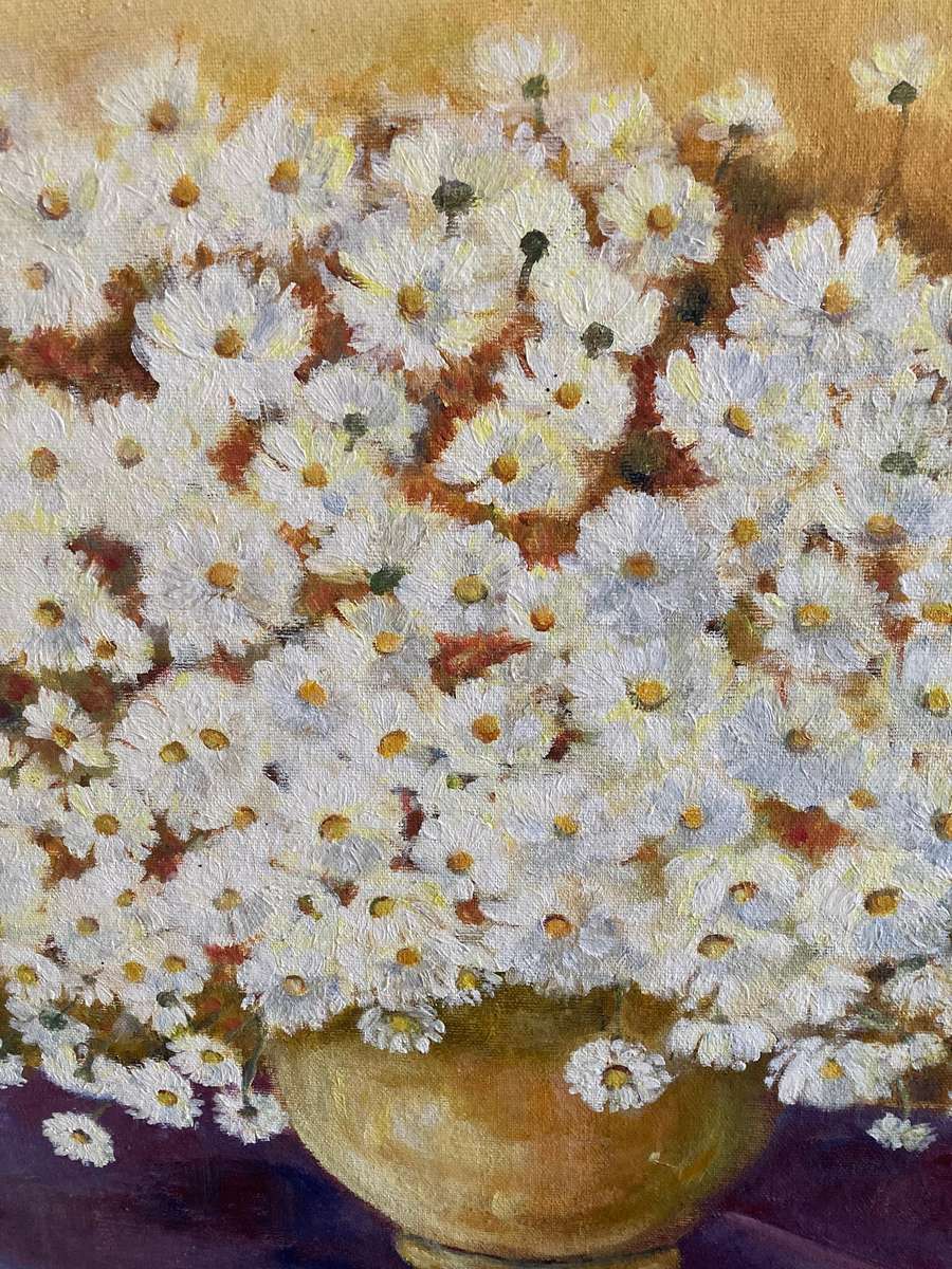 LARGE FRAMED ORIGINAL STILL LIFE OIL PAINTING