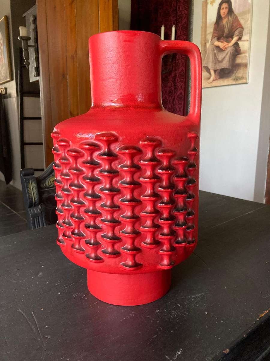 VERY LARGE WEST GERMAN VASE 1950S ( 45CM TALL )
