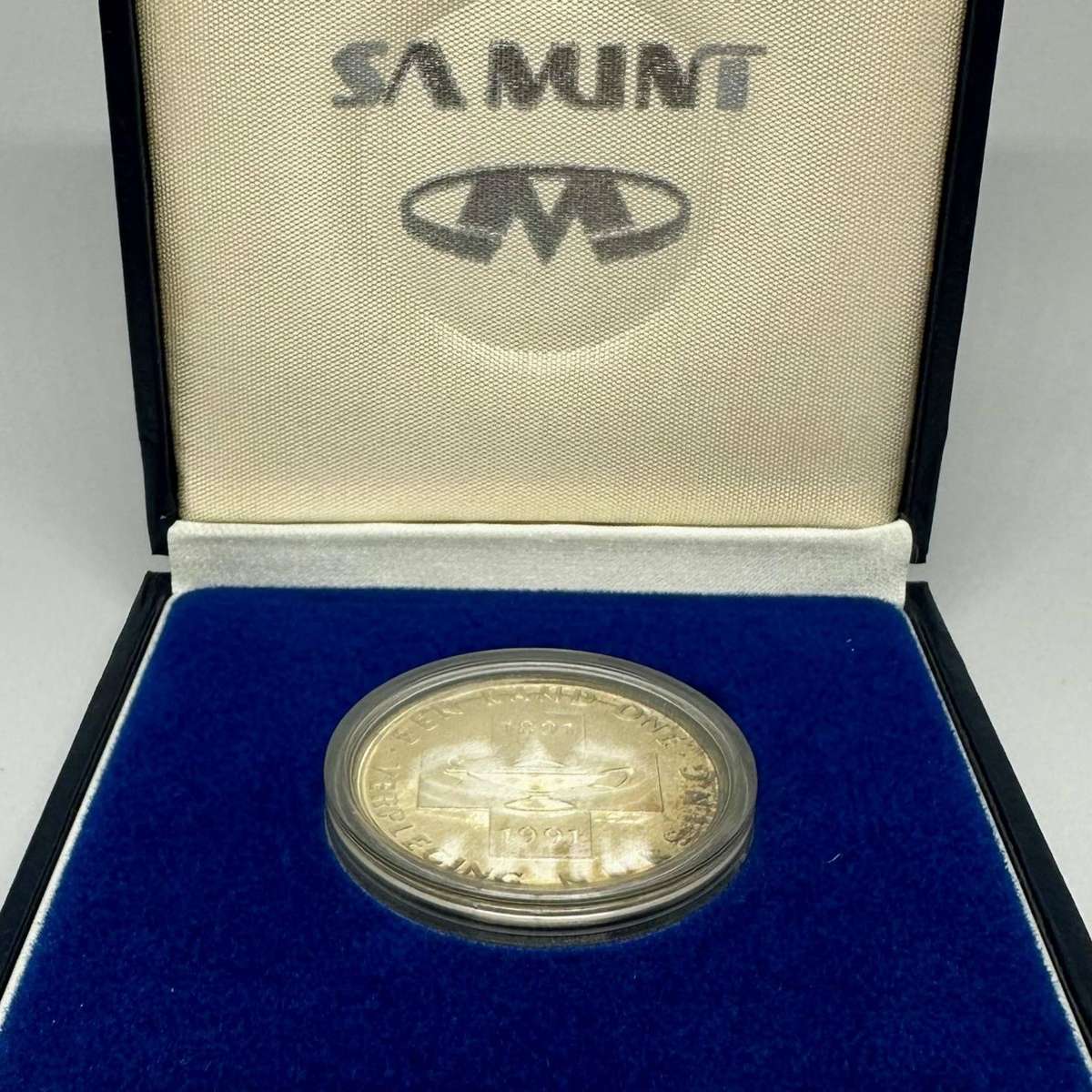1991 South African Silver R1 Protea - Nursing