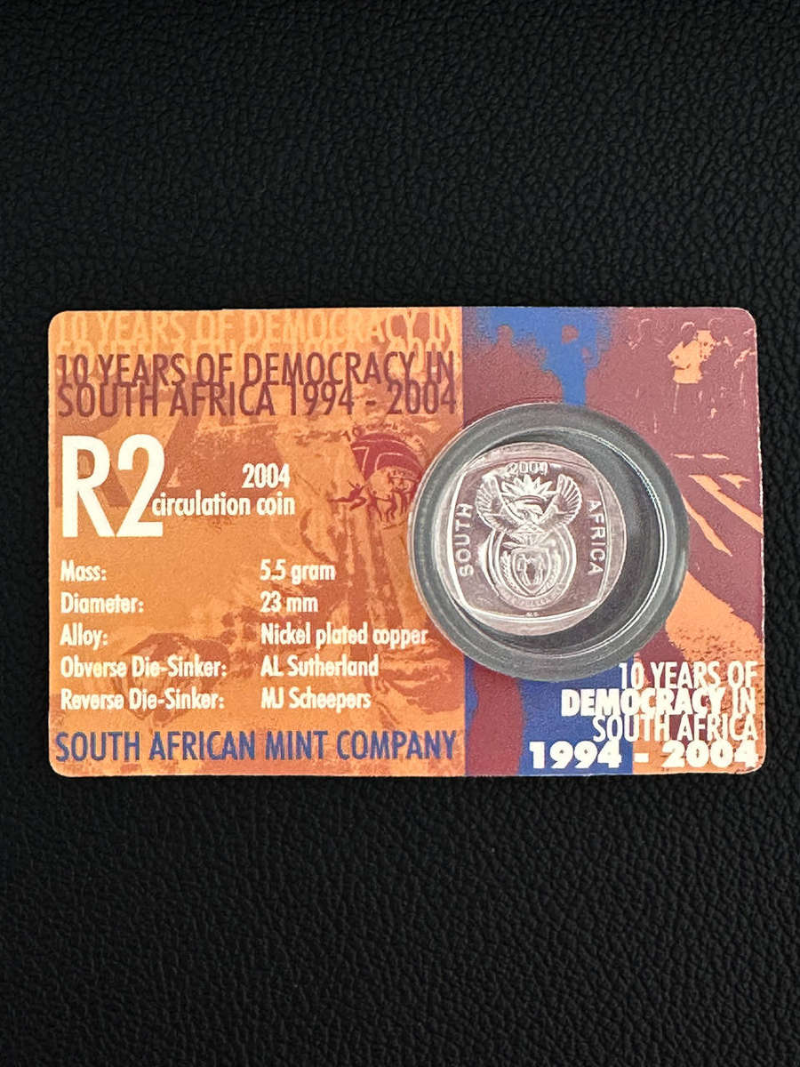 2004 R2 10 Years of Democracy in Card