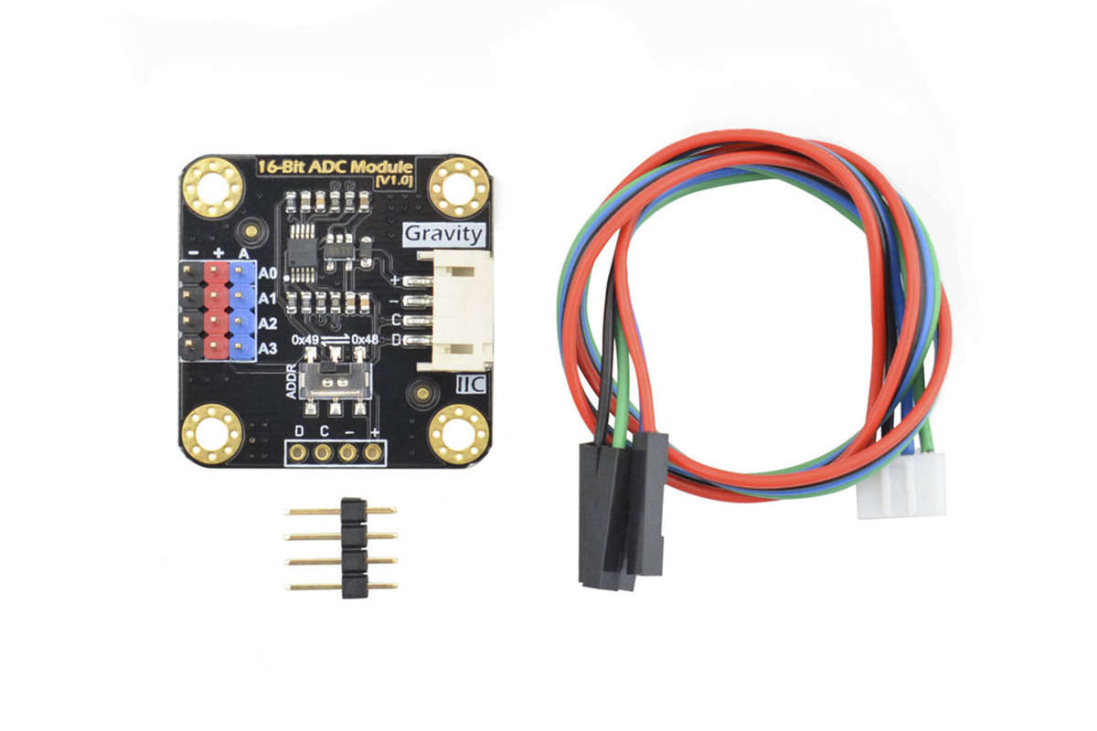 DFRobot (DFR0553) I2C ADS1115 16-Bit ADC Module, for Arduino and Raspberry Pi Board
