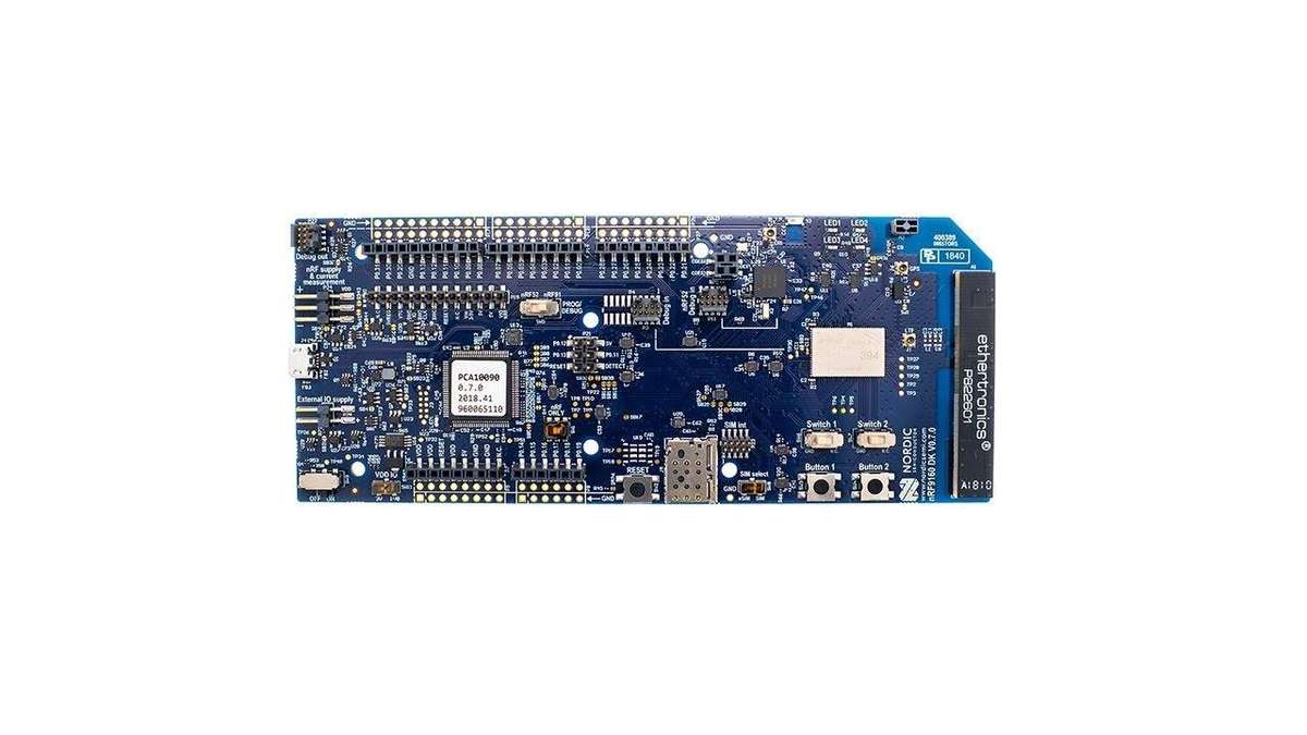 Nordic Semiconductor (NRF9160-DK) Development Kit, Nrf9160 Wireless Module, LTE-M, NB-IoT, GPS, Blue
