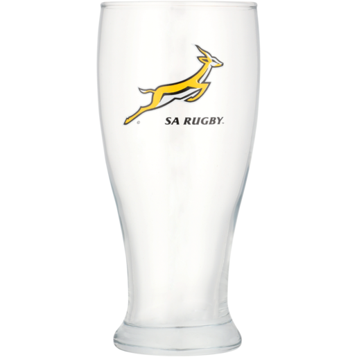 Springboks Beer Glass - 500ml Pilsner / Pint Glass