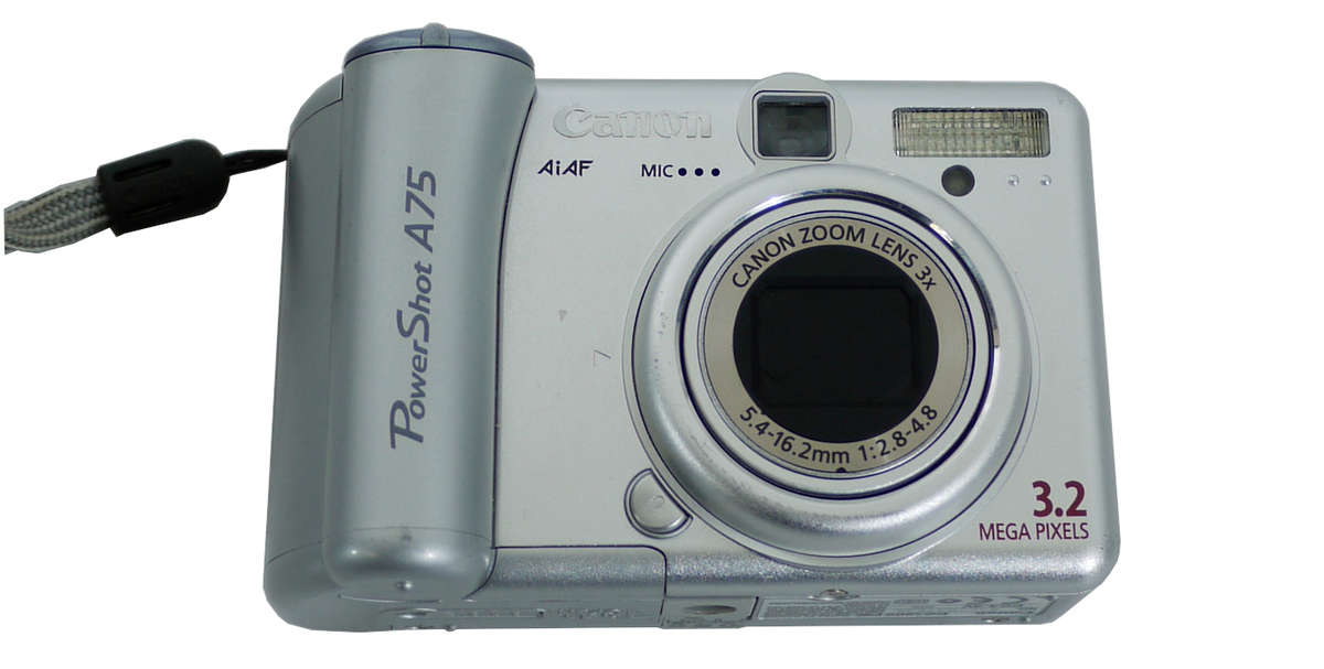 PowerShot A75 retro Camera (NO FLASH STORAGE)