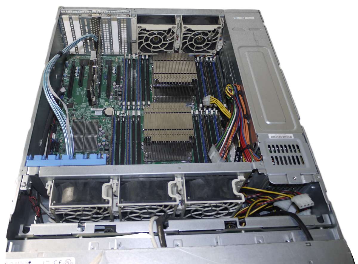 Supermicro server -  Intel Xeon E5-2603 @ 1.80, 32GB DDR3 RAM, 11.49 Terabytes (NO POWER SUPPLY)