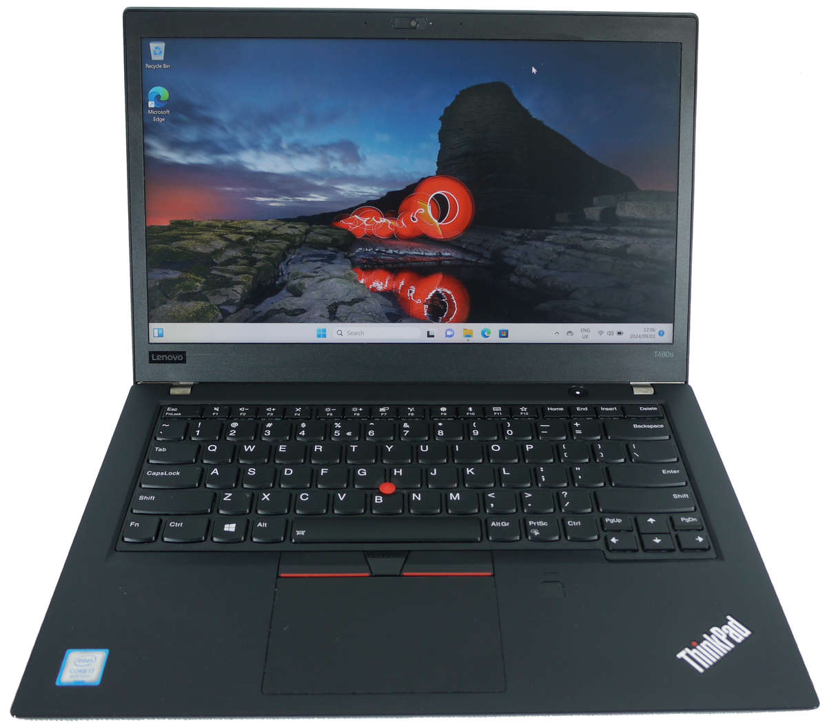 Lenovo ThinkPad T480s Business Class Laptop -  i7 8550U 8Threads up to @ 4.00GHz, 8GB RAM, 1 TB SSD