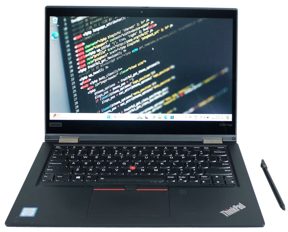 Lenovo ThinkPad X390 Yoga -  i7 8565U up to 4.60 GHz, 8GB RAM, Touch screen, Stylus Pen