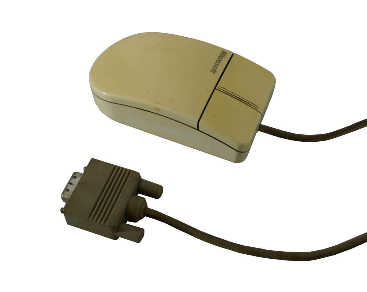 Vintage Microsoft Serial Mouse C3K76F400S9 Made In Japan