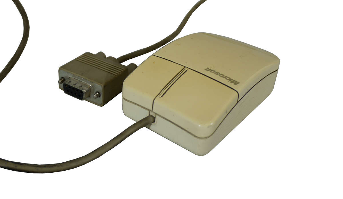 Vintage Microsoft Serial Mouse C3K76F400S9 Made In Japan