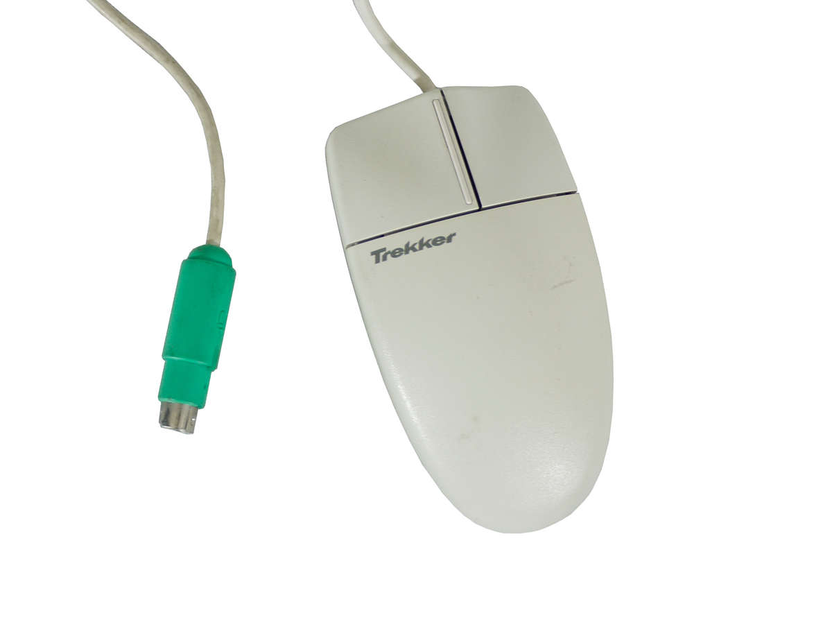 Vintage Mouse Microsoft Trekker Ball Mouse PS/2 PS2