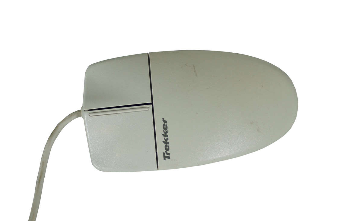 Vintage Mouse Microsoft Trekker Ball Mouse PS/2 PS2