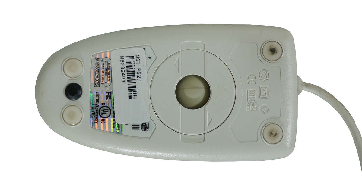 Vintage Mouse Microsoft Trekker Ball Mouse PS/2 PS2