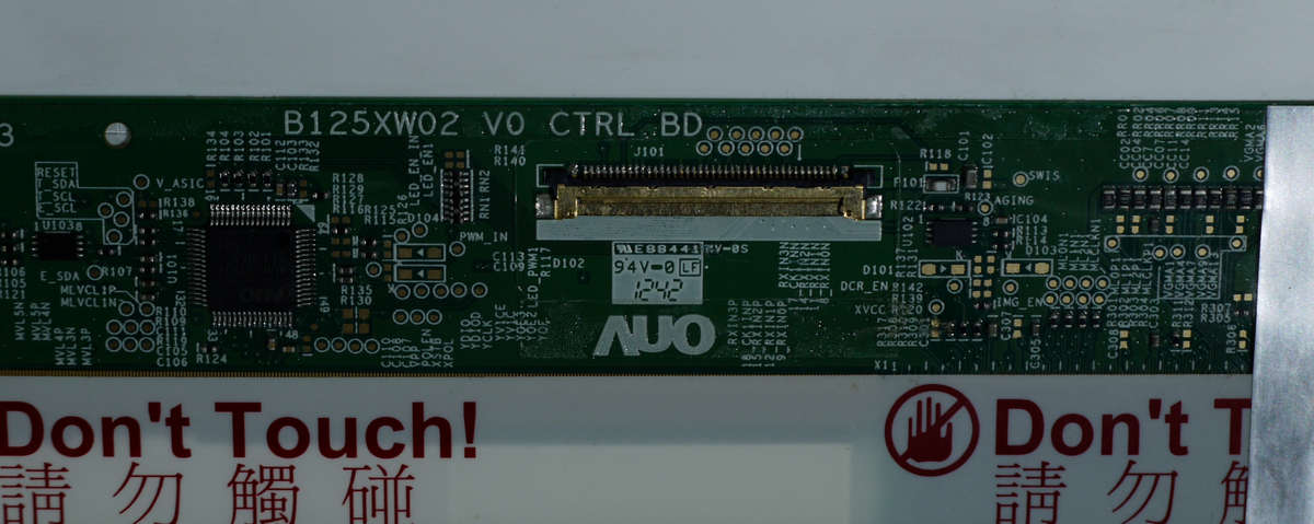 Laptop screen B125XW02 V.0 Replacement LCD screen