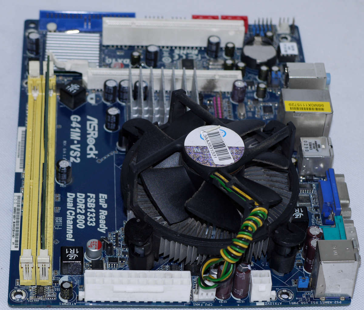 Motherboard, CPU and RAM Combo, ASRock G41M-VS2 Intel Celeron 430 @ 1.80 (64bit)  1GB DDR2, LGA 775