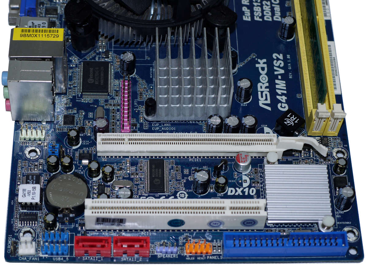 Motherboard, CPU and RAM Combo, ASRock G41M-VS2 Intel Celeron 430 @ 1.80 (64bit)  1GB DDR2, LGA 775