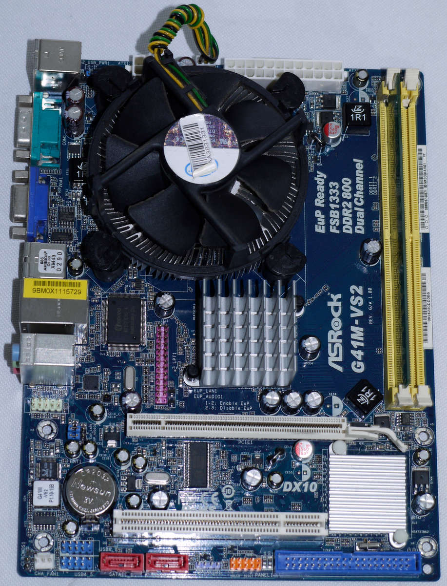 Motherboard, CPU and RAM Combo, ASRock G41M-VS2 Intel Celeron 430 @ 1.80 (64bit)  1GB DDR2, LGA 775
