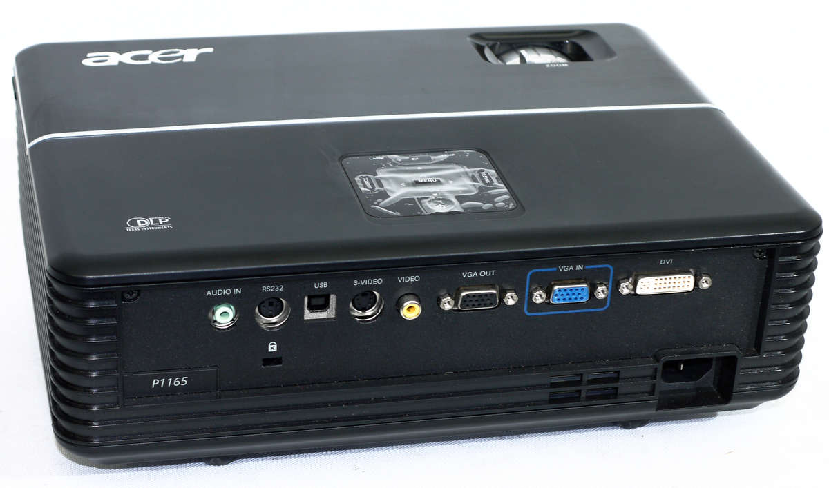 Acer P1165 Projector SVGA Conference Room Projector DSV0701, 90 Lamp Hour