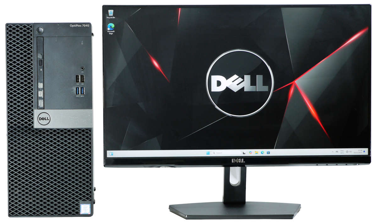 i7 up to 4.00GHz, 8GB RAM, 512GB NVMe SSD, AMD Radeon R7 350, 22" W-LED Monitor, Mouse,Keyboard,WIFI