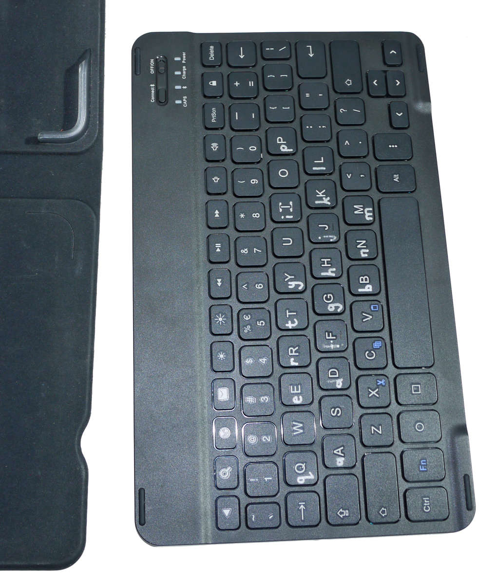 Detachable 3.0 Bluetooth Keyboard(with marks), with tablet case for 10.5 inch Tablet - SEE PICTURES
