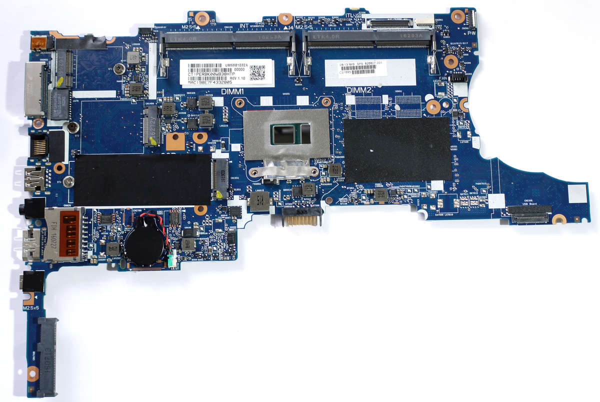 HP Elitebook 840 G3 850 G3 Motherboard 826807-001 with Intel i7 6500U CPU 826807-601