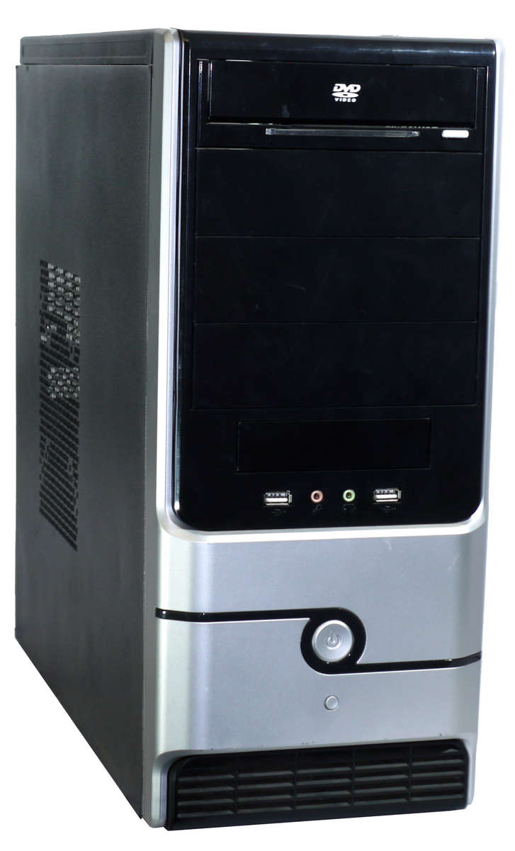 ATX Empty Computer Case, Empty Desktop Case (No Front Panel Audio)