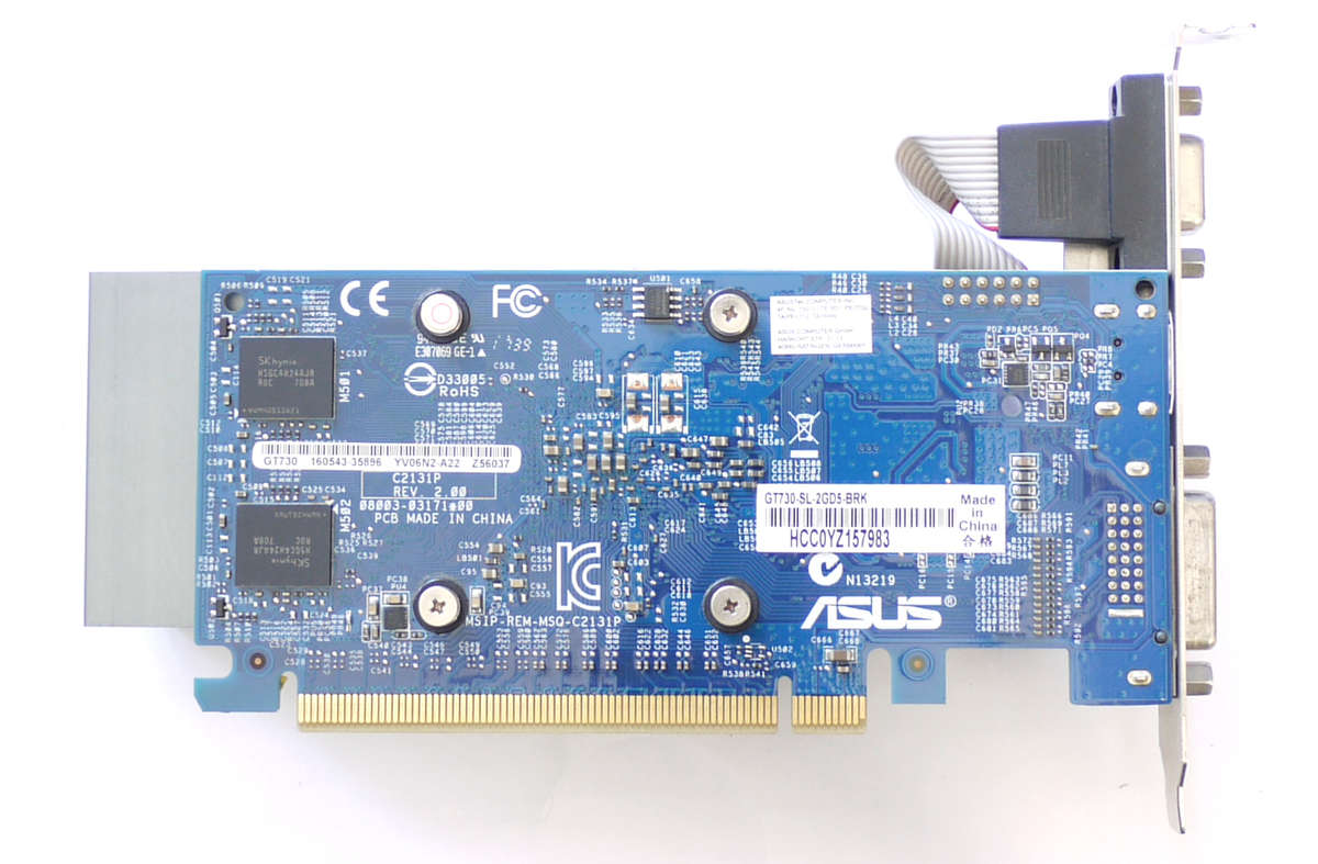 ASUS GeForce GT 730 2GB GDDR5 Graphics Card for silent builds