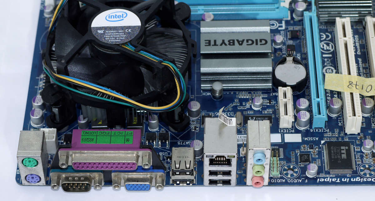 CPU, Motherboard Combo - Gigabyte GA-G41MT-D3, Intel Dual-Core e5400 @ 2.70 GHz