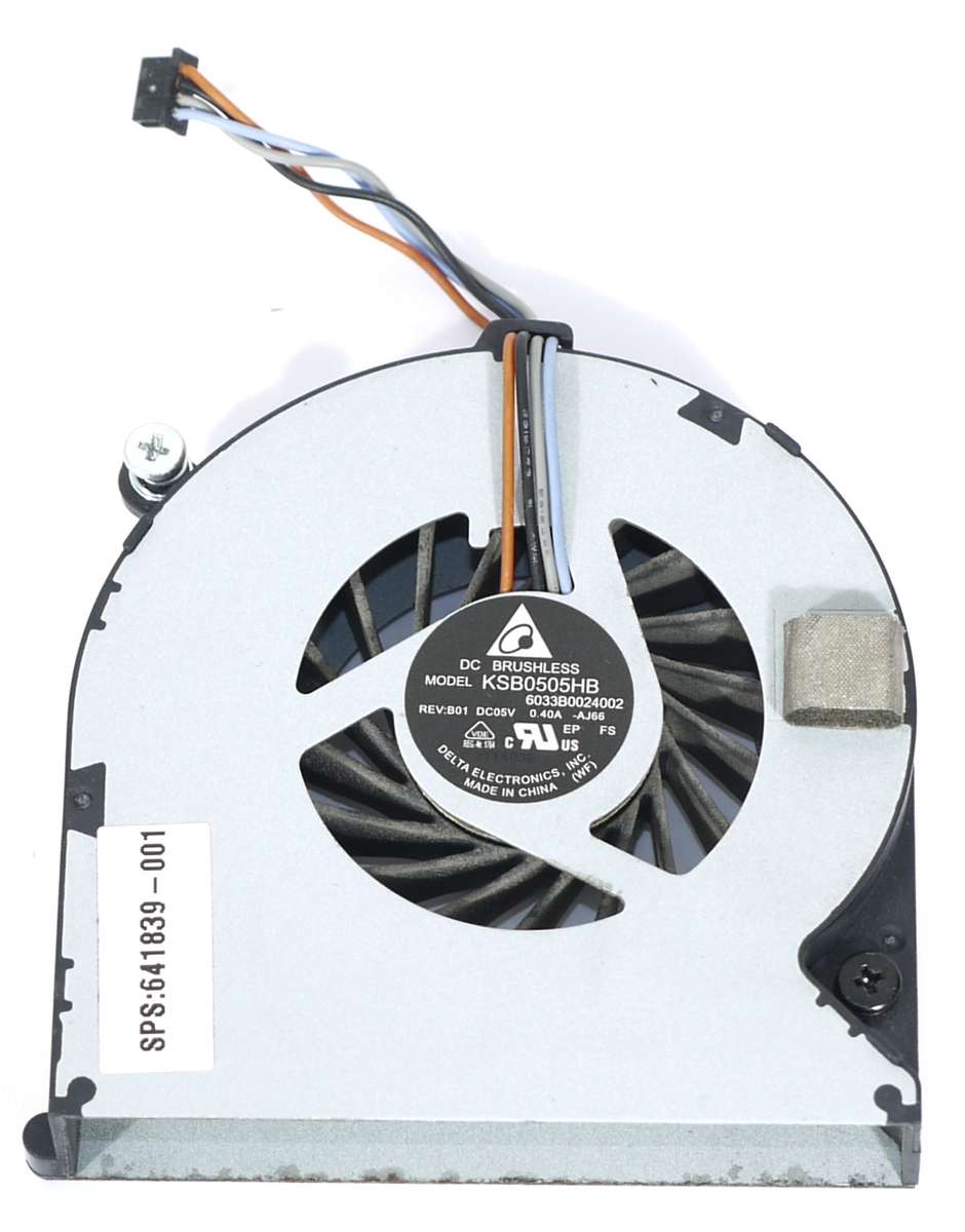 HP probook 8460P 8460W 8470W 8470P cooling fan - 641839-001