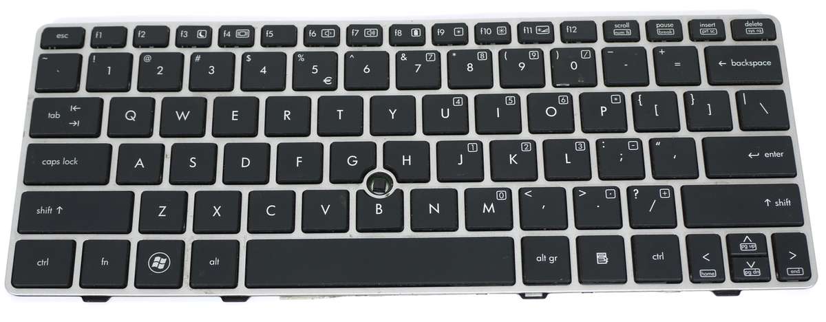 638512-B31 - HP 2560p 2570p Laptop Keyboard US English QWERTY