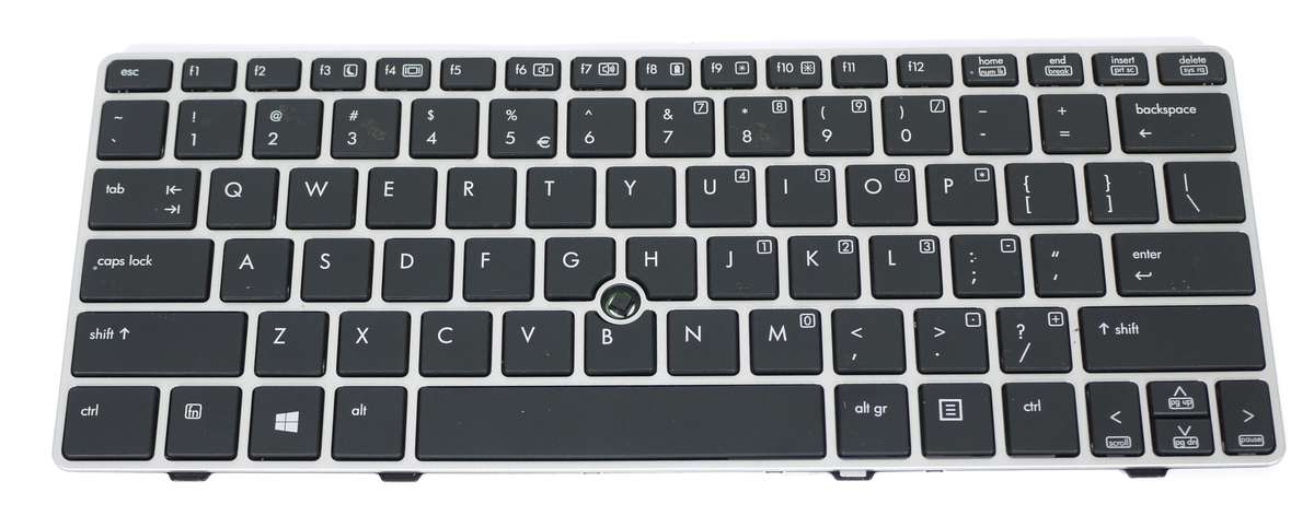 700948-B31 - HP 2560p 2570p Laptop Keyboard US English QWERTY