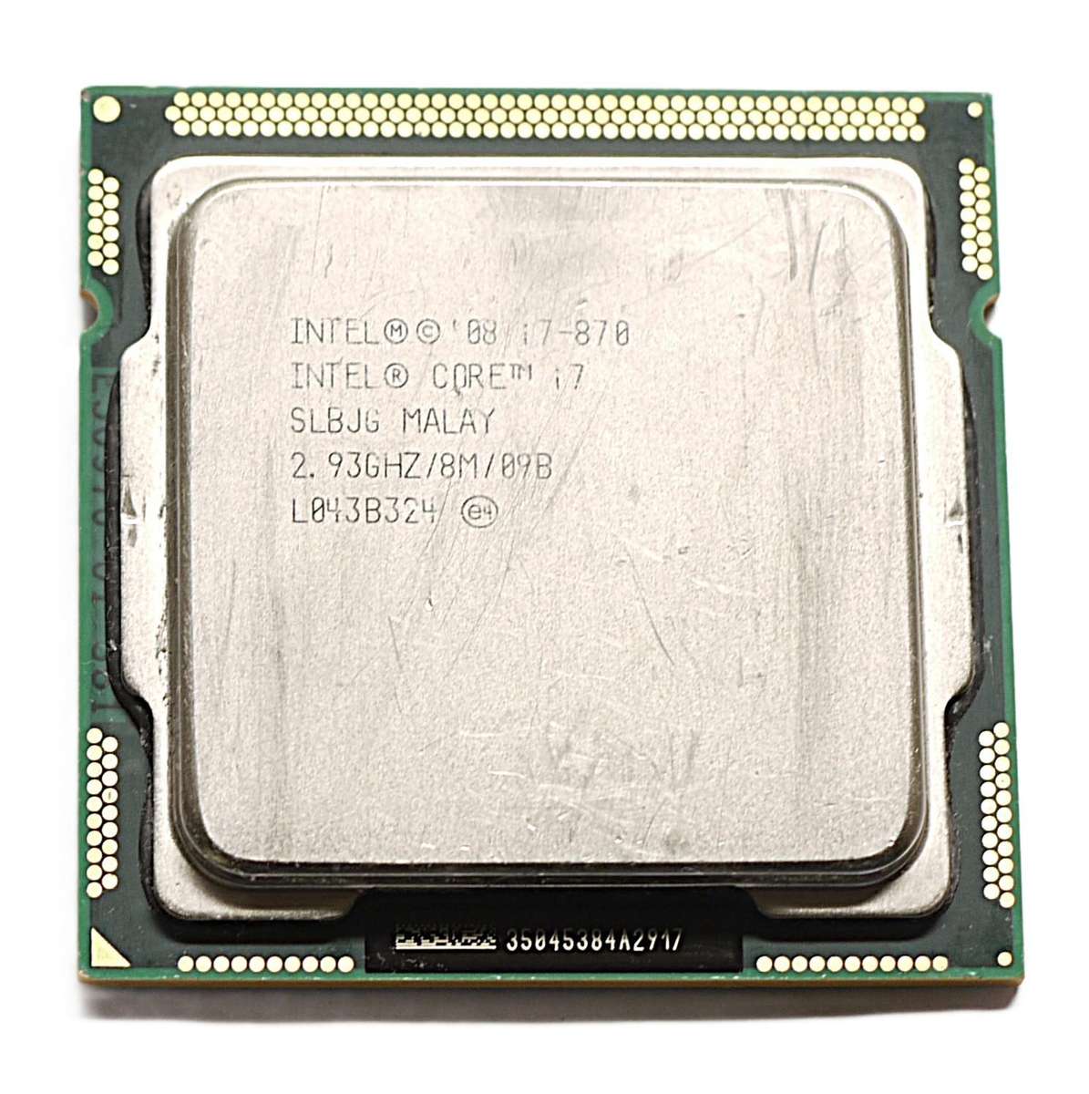 Intel Core i7 870 up to 3.6GHz, 4Cores 8Threads, 8M Cache, Processor Most powerfull 1st Gen CPU 1156