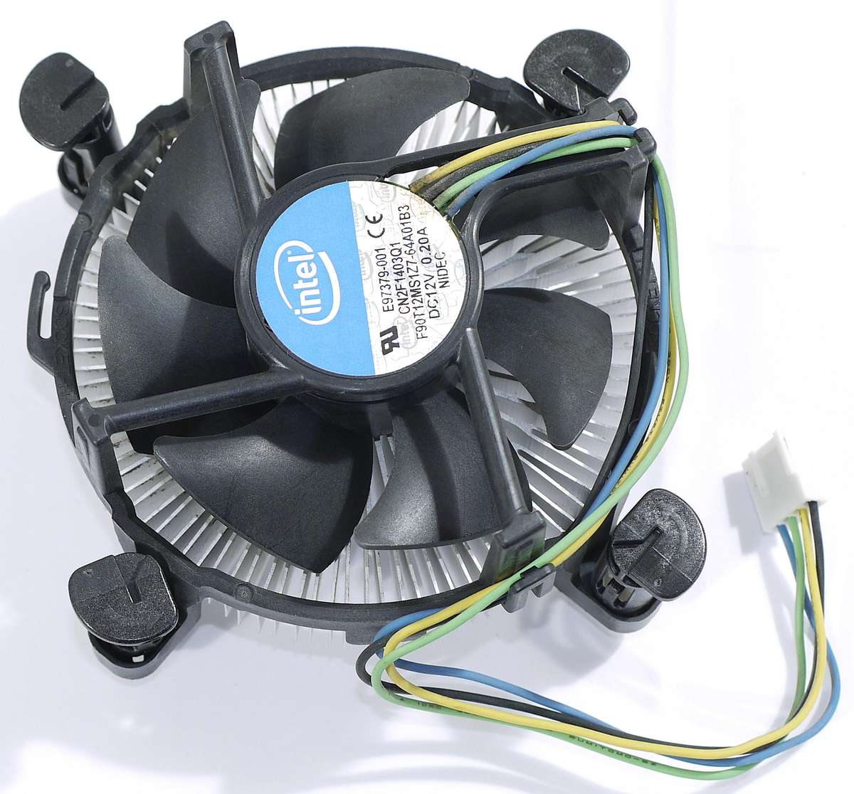 Intel Stock CPU Cooler Fan E97379-001 [LGA 1150 1151 1155 and others] with 75 x 75 mm Mounting Hole