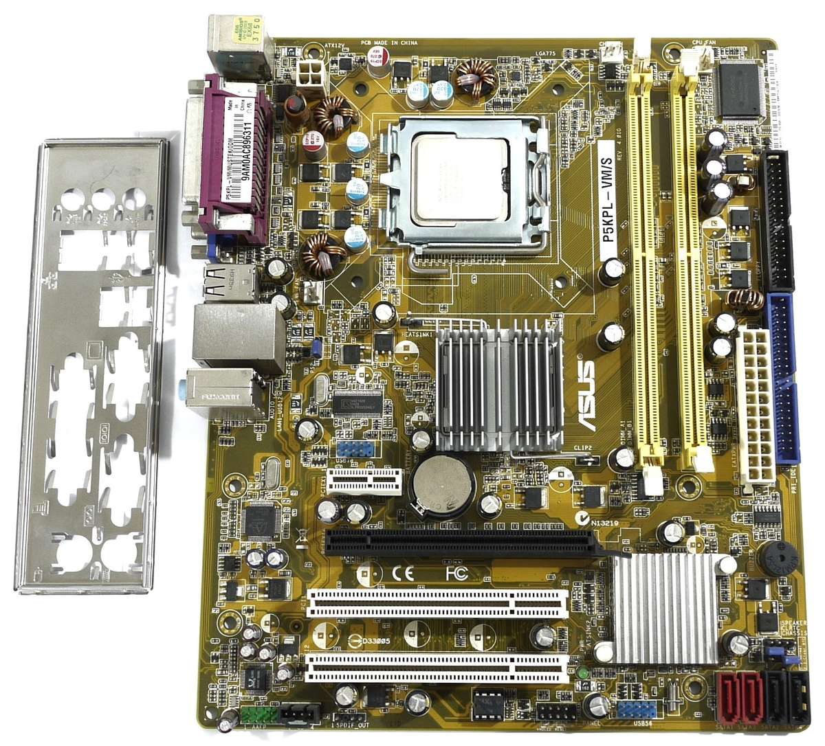 CPU, Motherboard Combo - Pentium Dual-Core E5300 @ 2.6GHz 2 Cores LGA775, P5KPL-VM/S
