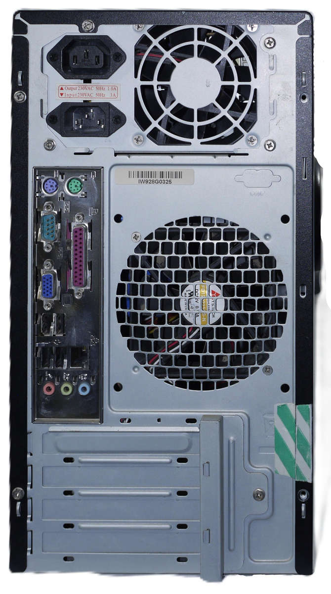 PC - Pentium Dual-Core E5300 @ 2.6GHz,  2GB DDR2,  250GB HDD - Desktop Case[LINUX OPERATING SYSTEM]