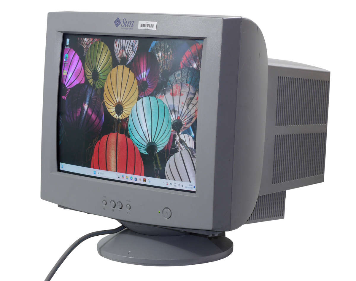 Vintage monitor - Sun Microsystems DP17M0 VGA CRT Monitor (17") 1600x1200 @ 75 Hz, 85 Hz