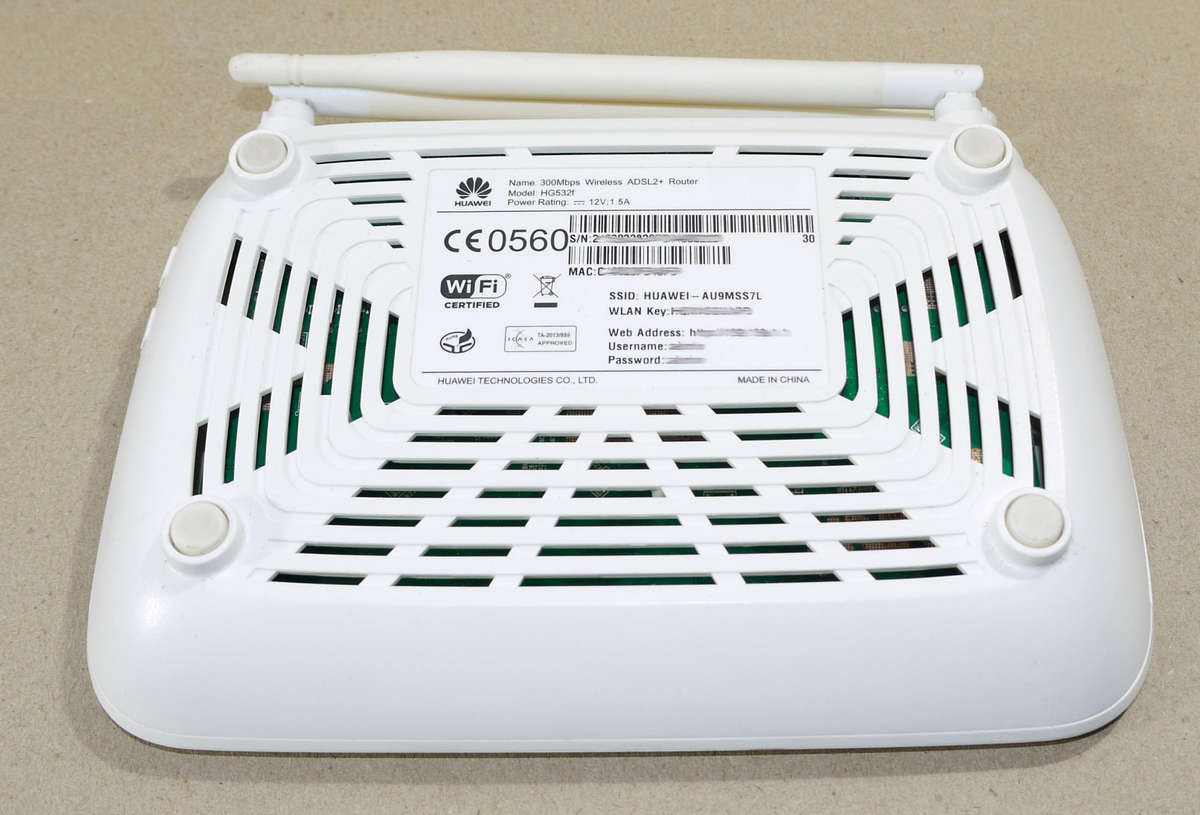 Huawei HG532F Wireless N300 ADSL2+ Router With 3G Failover