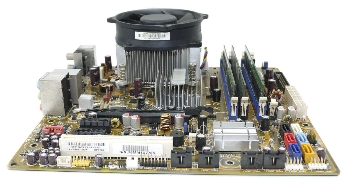 CPU, Motherboard Combo - Motherboard: IPIBL-LA Rev 1.04   CPU: Intel Core 2 Quad Q6600, Socket 775