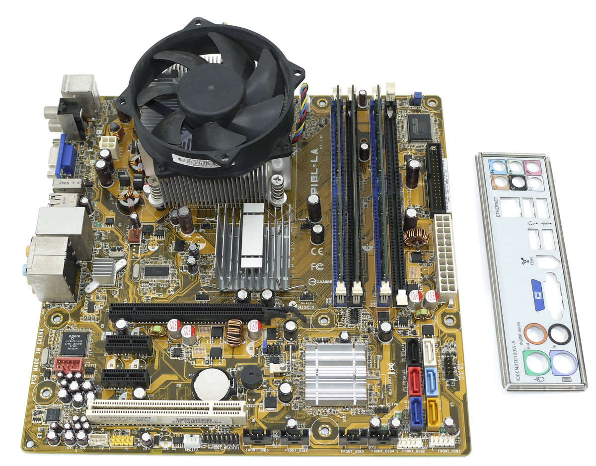 CPU, Motherboard Combo - Motherboard: IPIBL-LA Rev 1.04   CPU: Intel Core 2 Quad Q6600, Socket 775