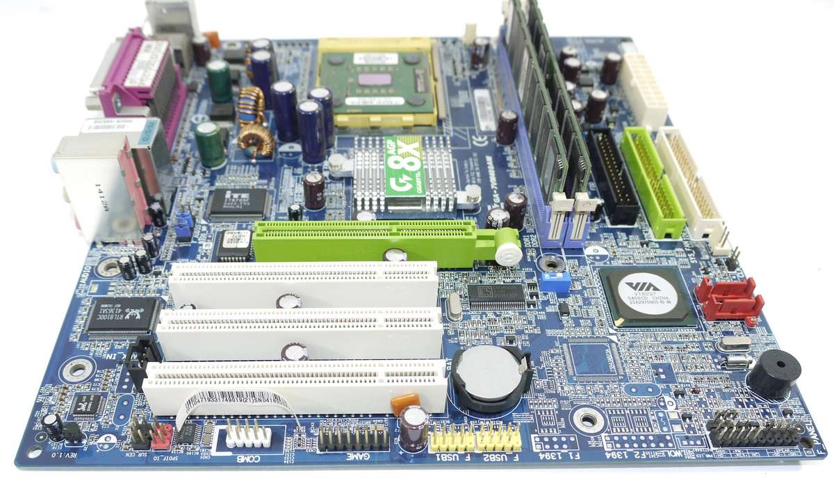 Vintage Motherboard, CPU and RAM - Motherboard: GA-7VM400AM   CPU: AMD Athlon XP 2600+ RAM: 1GB DDR1