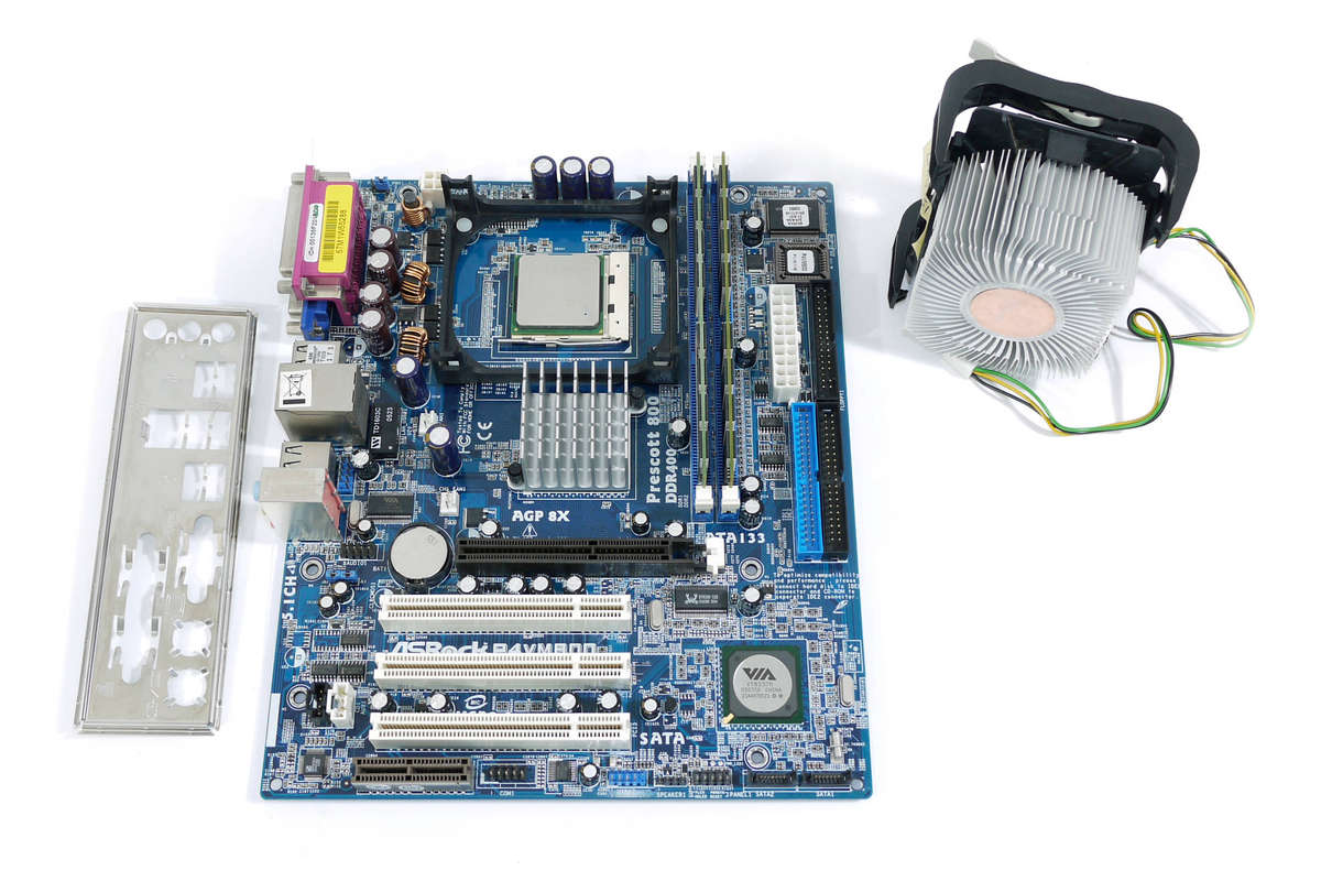 Asrock P4VM800 Motherboard, Intel '04 Celeron D @ 2.40 GHz CPU, 2GB DDR1 RAM