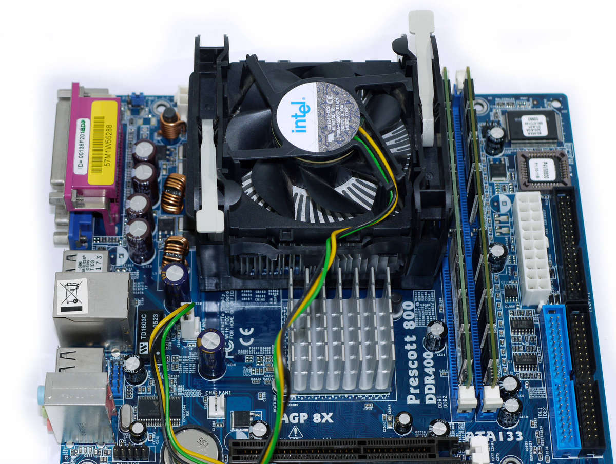 Asrock P4VM800 Motherboard, Intel '04 Celeron D @ 2.40 GHz CPU, 2GB DDR1 RAM