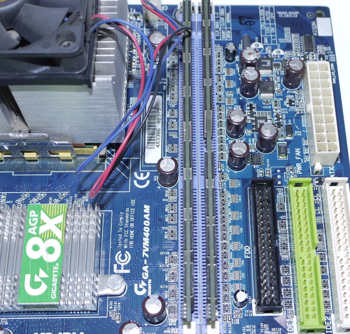 Vintage Motherboard, CPU and RAM - Motherboard: GA-7VM400AM   CPU: AMD Athlon XP 2600+ RAM: 1GB DDR1