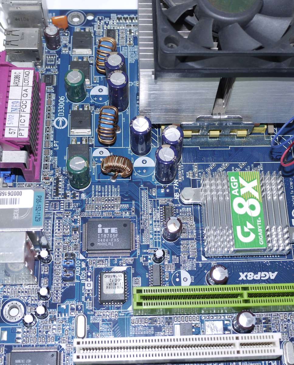 Vintage Motherboard, CPU and RAM - Motherboard: GA-7VM400AM   CPU: AMD Athlon XP 2600+ RAM: 1GB DDR1