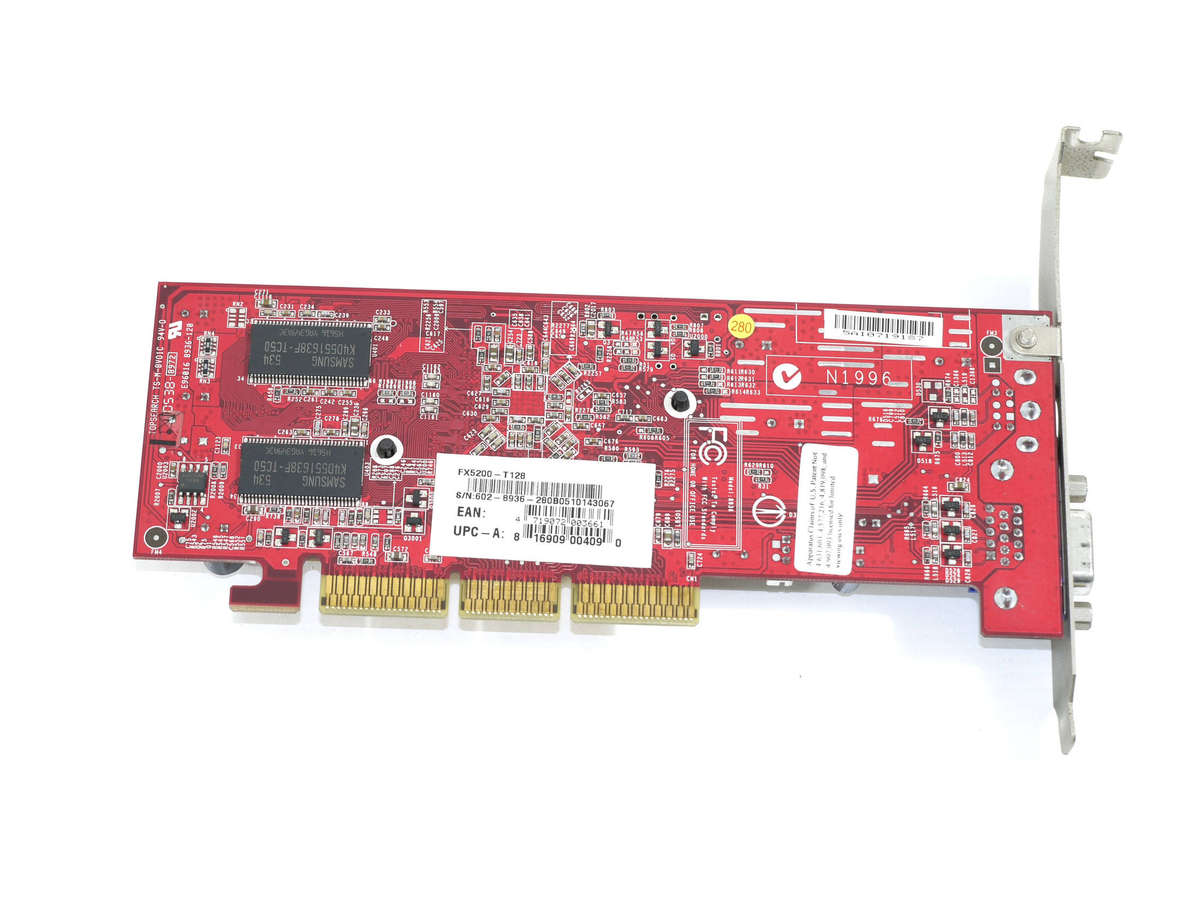 MSI Nvidia GeForce 128MB - FX 5200 FX5200-T128 AGP Graphics card