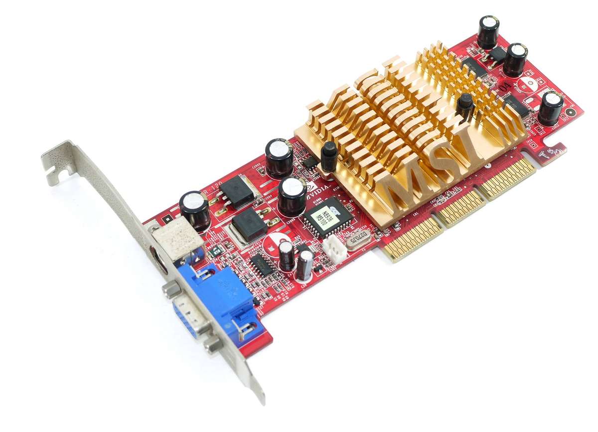 MSI Nvidia GeForce 128MB - FX 5200 FX5200-T128 AGP Graphics card