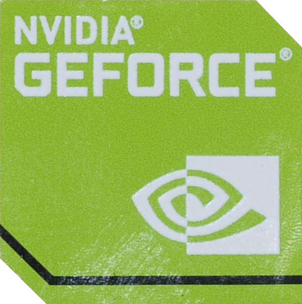 NVIDIA GeForce GPU Genuine Graphics Card Sticker