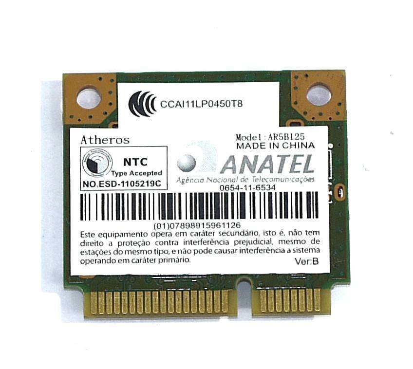 Wireless Network Adapter - Mini PCIe, 2.4GHz up to 150Mbps - AR5B125
